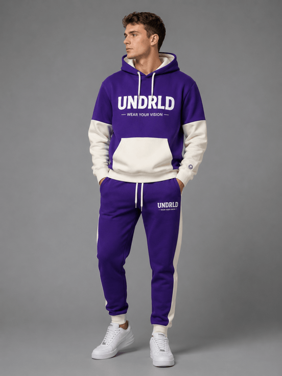 UNDRLD Vision Set oversized hoodie and jogger in multiple colorways, casual unisex streetwear collection for pre-order